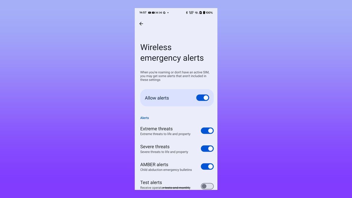 Uncover methods to disable Amber alerts on an Android cellphone